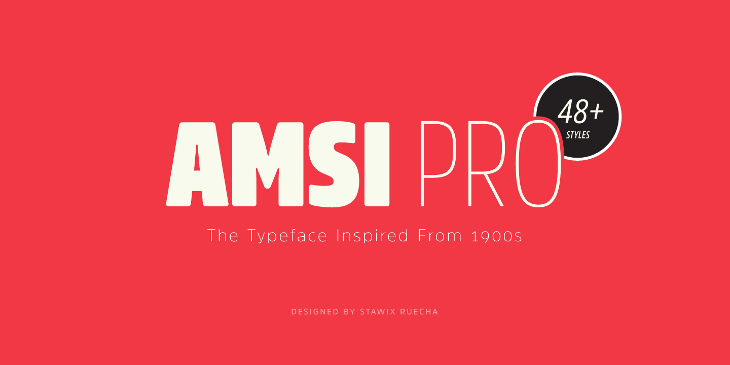 Example font Amsi Pro Narrow #4